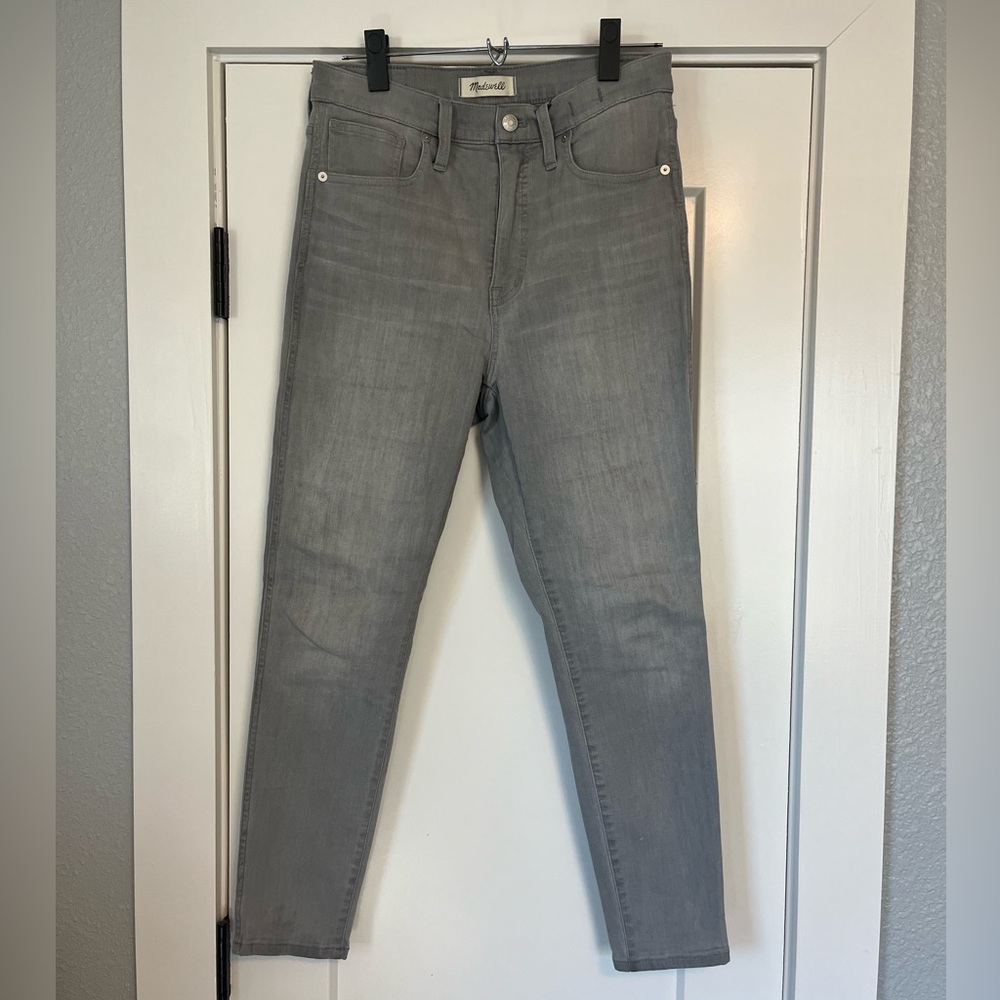 Madewell 10” High-Rise Skinny Crop Jeans in Salem Wash